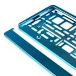 Suport numar inmatriculare din plastic, calitate Premium, culoare TURQUOISE - imagine 5