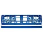 Suport numar inmatriculare din plastic, calitate Premium, culoare ALBASTRA - imagine 3