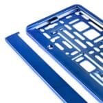 Suport numar inmatriculare din plastic, calitate Premium, culoare ALBASTRA - imagine 5