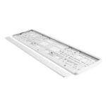 Suport numar inmatriculare din plastic, calitate Premium, culoare ALBA - imagine 4