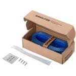 Protectie spoiler, prelungire bara fata/spate din cauciuc, culoare CARBON Albastru - imagine 5