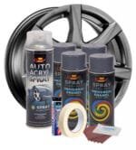 Kit complet reparatie si vopsire jante culoare Gri Inchis, V4 - imagine 3