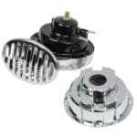 Claxon auto cromat 12V 2 buc CHR-01 - imagine 3