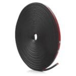 Inele de protectie si decor jante, adezive, din plastic flexibil - NEGRU - imagine 3