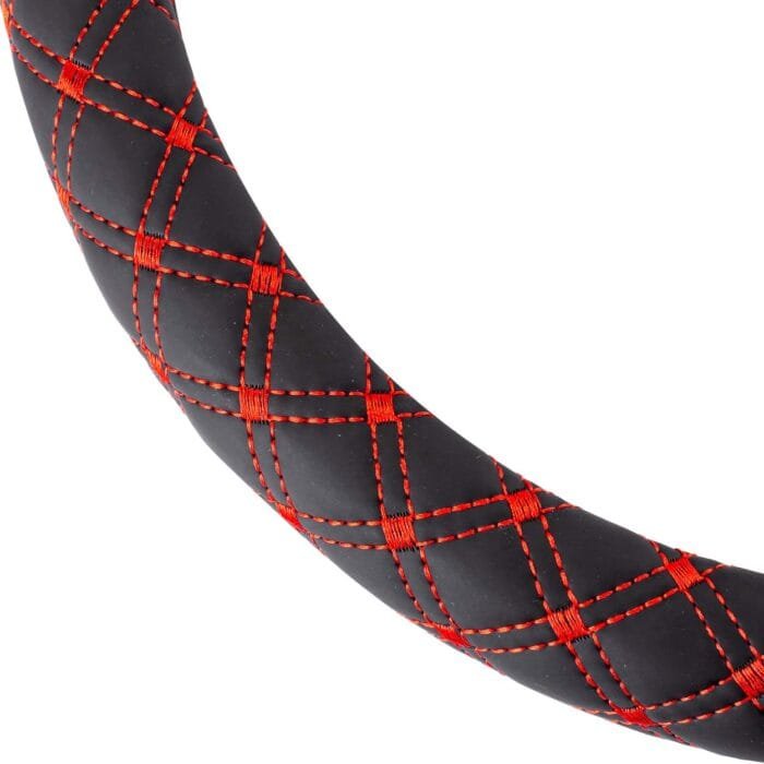 Husa volan Red Seam, SWC-40-M (37-39cm) - imagine 3