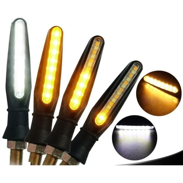 Set 2 lampi Semnalizare Moto SECVENTIALA, cu 2 functii, pozitie si semnalizare, AVX-ZD59B - imagine 6