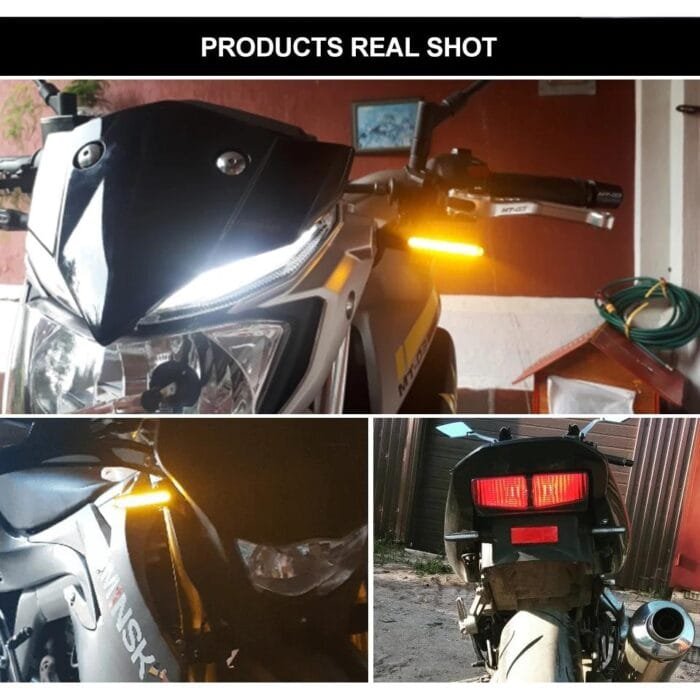 Set 2 lampi Semnalizare Moto SECVENTIALA, cu 2 functii, pozitie si semnalizare, AVX-ZD59B - imagine 8
