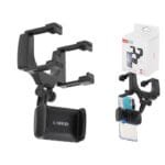 Suport auto pentru telefon cu prindere pe oglinda retrovizoare - imagine 3