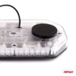 Rampa luminoasa girofar, culoare Orange, alimentare 12/24V, 48 LED-uri, protectie IP56, montaj cu magnet - imagine 9