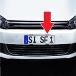 Set suporti placute inmatriculare "INVIZIBILI" (4 piese/set) - imagine 3