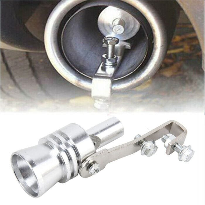 Fluier din aluminiu pentru toba marime M, compatibil cu motoare intre 1600 - 2000 cc - imagine 4
