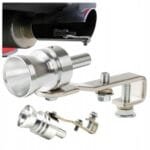 Fluier din aluminiu pentru toba marime M, compatibil cu motoare intre 1600 - 2000 cc - imagine 5