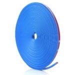 Inele de protectie si decor jante, adezive, din plastic flexibil - ALBASTRU - imagine 3