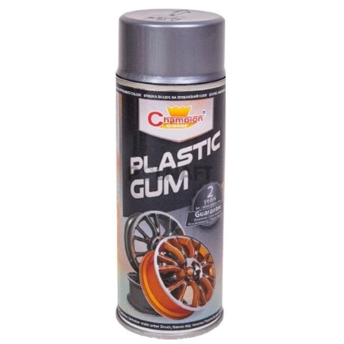 Spray Vopsea Cauciucata pentru Jante, culoare Argintiu, 400ml, Champion Color - imagine 3