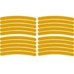 Set 20 bucati Elemente Reflectorizante "Wheel Arch" pentru autoturisme, biciclete, motociclete, atv-uri, scutere, culoare Orange - imagine 4