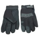 Manusi cu elemente de protectie, cu destinatie Moto, ATV, SSV, QUAD, culoare Neagra - imagine 3