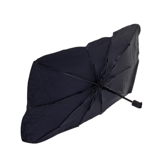 Parasolar Auto tip umbrela pentru parbriz, dimensiune 65 x 110 cm, culoare neagra - imagine 6