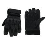Manusi Tactice cu elemente de protectie, marime L, cu destinatie Moto, ATV, SSV, QUAD, culoare Neagra - imagine 5