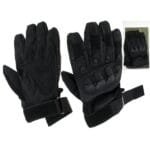 Manusi Tactice cu elemente de protectie, marime L, cu destinatie Moto, ATV, SSV, QUAD, culoare Neagra - imagine 8