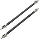 Set 2 Tije din Aluminiu reglabile pentru Consolidare Spoiler, lungime 10cm, IMITATIE CARBON - imagine 5
