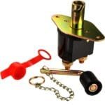 Intrerupator "Contact General" dimensiune MARE pentru Camioane, 12V - 24V, cu cheie metalica - imagine 3