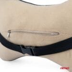 Set 2 perne pentru tetiere auto, marca AMIO, pentru sustinere gat din piele ecologica, culoare NEGRU - imagine 6