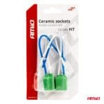 Set 2 mufe ceramice soclu H7, rezistente termic - imagine 4