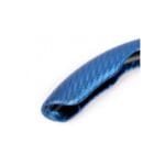 Set 2 ornamente volan finisaj CARBON ALBASTRU, dimensiune universala - imagine 4