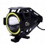 Proiector LED cu Lupa, Angel Eye ALB si Devil Eye RED, alimentare 12V, pentru Off-Road, ATV, SSV, UTV - imagine 3