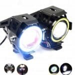 Proiector LED cu Lupa, Angel Eye ALB si Devil Eye RED, alimentare 12V, pentru Off-Road, ATV, SSV, UTV - imagine 7