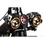 Proiector LED cu Lupa, Angel Eye ALB si Devil Eye RED, alimentare 12V, pentru Off-Road, ATV, SSV, UTV - imagine 10