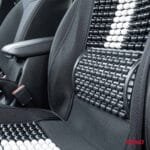 Husa scaun auto cu bile de masaj, suport lombar si tetiera, dimensiuni 131 x 46 cm, culoare Neagra - imagine 2