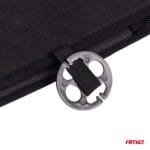 Husa scaun auto cu bile de masaj, suport lombar si tetiera, dimensiuni 131 x 46 cm, culoare Neagra - imagine 5