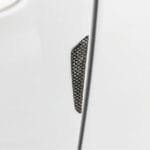 Set 8 elemente de protectie usa "Imitatie Carbon", flexibile, autoadezive, culoare Neagra - imagine 3