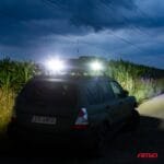Proiector LED pentru Off-Road, ATV, SSV, culoare 6500K, cu doua functii, tensiune 9 - 36V, dimensiune, 110 x 75 mm - imagine 4