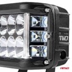 Proiector LED pentru Off-Road, ATV, SSV, culoare 6500K, cu doua functii, tensiune 9 - 36V, dimensiune, 110 x 75 mm - imagine 5