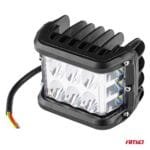 Proiector LED pentru Off-Road, ATV, SSV, culoare 6500K, cu doua functii, tensiune 9 - 36V, dimensiune, 110 x 75 mm - imagine 8