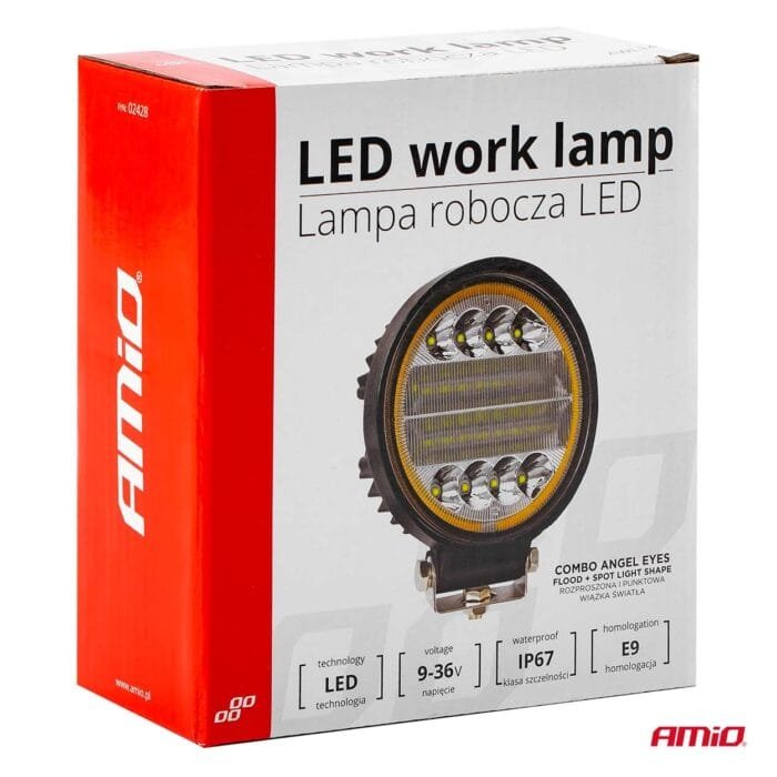 Proiector LED pentru Off-Road, ATV, SSV, cu functie de semnalizare, culoare 6500K, 3360 lm, tensiune 9 - 36V, diametru Ø110 mm - imagine 10