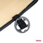 Husa scaun auto cu bile de masaj, suport lombar si tetiera, dimensiuni 147 x 68 cm, culoare Neagra - imagine 7