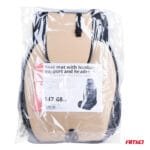 Husa scaun auto cu bile de masaj, suport lombar si tetiera, dimensiuni 147 x 68 cm, culoare Neagra - imagine 12