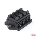 Cutie de sigurante ceramica, etansa, cu 4 socluri, 30A Max, destinatie auto, utilitare, camioane, remorci - imagine 3