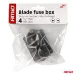 Cutie de sigurante ceramica, etansa, cu 4 socluri, 30A Max, destinatie auto, utilitare, camioane, remorci - imagine 6