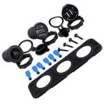 Priza de Bricheta Universala, etansa, cu Voltmetru si incarcare 2 x USB, pentru vehicule offroad, ATV, SSV, quad, moto sau utilaje agricole, alimentare 12V - imagine 6