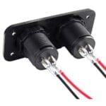 Voltmetru cu 2 x porturi incarcare USB, pentru vehicule offroad, ATV, SSV, quad, moto sau utilaje agricole, alimentare 12V - imagine 5