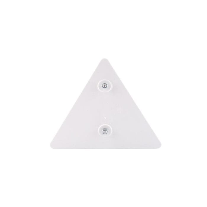 Set 2 triunghiuri de avertizare reflectorizante pentru remorci, culoare rosie, dimensiune 15 x 15 cm - imagine 4