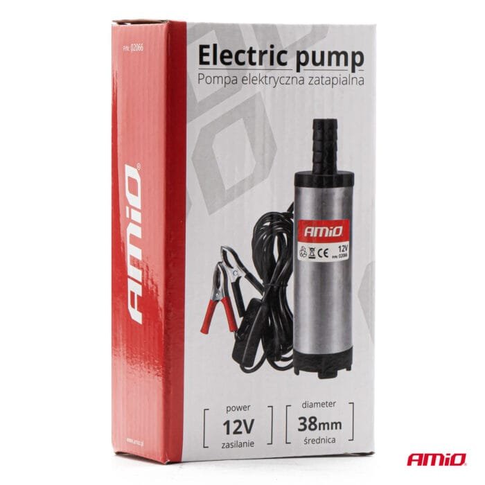 Pompa de motorina sumersibila, alimentare 12V, diametru 38mm - imagine 6