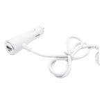 Adaptor bricheta auto tripla 12/24V, iluminata LED, cu intrerupator individual si 1 port USB, 5V, 2.1A - imagine 7