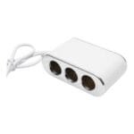 Adaptor bricheta auto tripla 12/24V, iluminata LED, cu intrerupator individual si 1 port USB, 5V, 2.1A - imagine 8