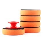 Set bureti pentru curatare, polisare si slefuire, 5 x 100 mm, cu maner - imagine 3