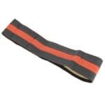 Husa volan din PIELE NATURALA NEAGRA CU DUNGA ROSIE, pentru autoturisme, diametru 37 - 39 cm, cu ac si ata (se coase, aspect ORIGINAL) - imagine 6